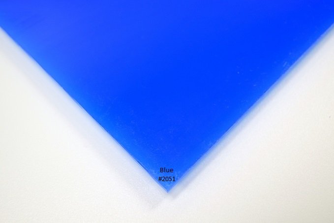 1/8" Blue Plexiglass Acrylic Sheet 2050 VipPlastics