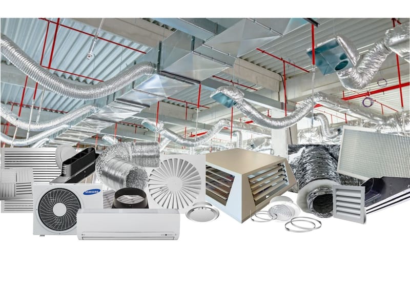 RED C SUPPLIES HVAC and Air Conditioning Accessories, Ducting.